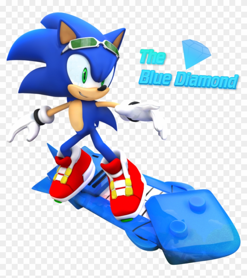 Emerl Clipart Diamond - Sonic Riders Blue Star Ii #682234