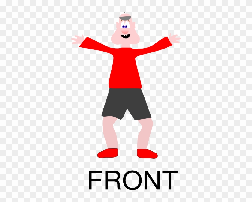 Man In Red Shirt - Clip Art #683229