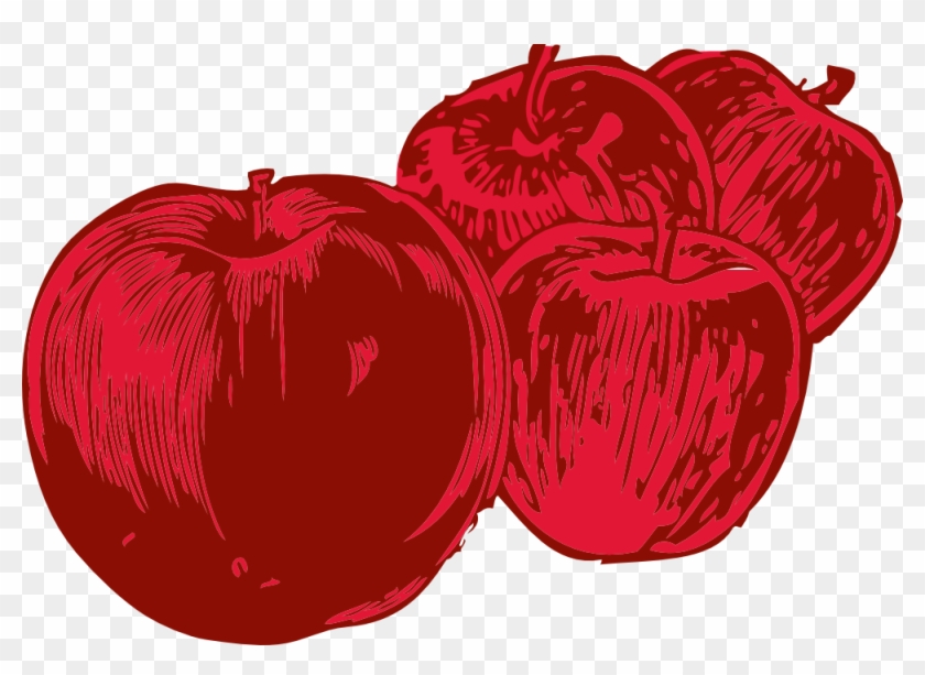 Four Apples 999px 277 - Apples Png #683598