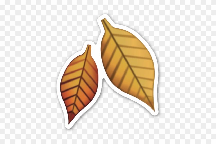 Fallen Leaf - Fallen Leaf Emoji Png #684546