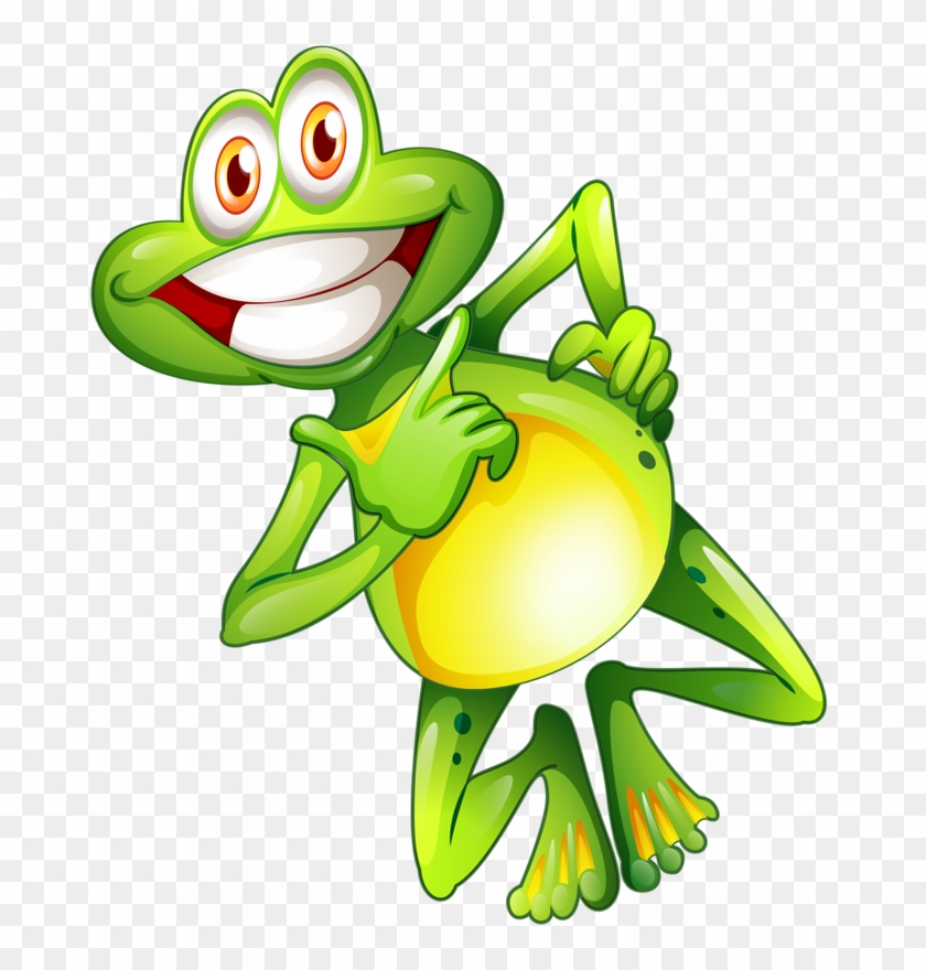 Leap Cute Frog E - 3 Frogs Clipart #685561