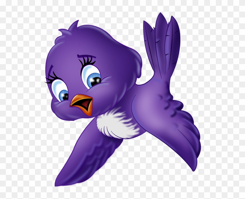 cute cartoon bird flying