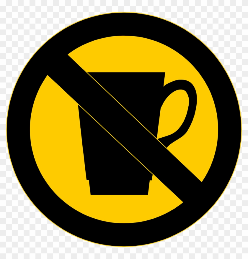 Illustration Of A No Drinks Sign - No Drinks Clip Art #687298