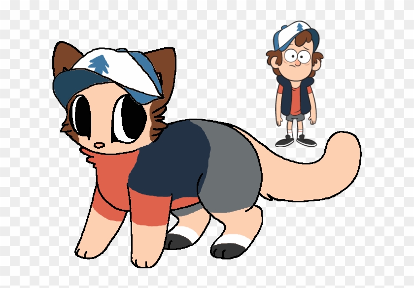 Dipper Pines Images Dipper Cat Design By Bananaramadraws - Dipper As A Cat #687953