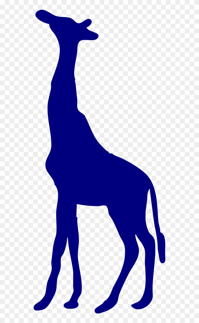 Giraffe Purple Silhouette Animal Png Image - Giraffe Silhouette #688574