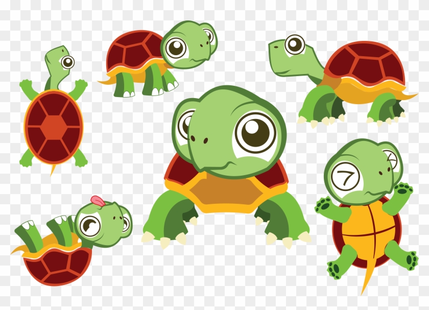 Turtle Cartoon Drawing Clip Art - Черепаха Вектор #688711