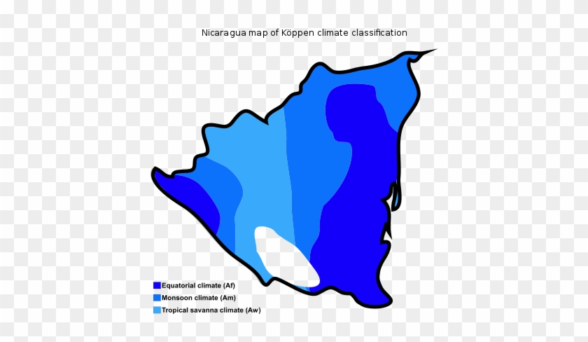 Nicaragua Map Of Köppen Climate Classification - Climate Zones In Nicaragua #689553