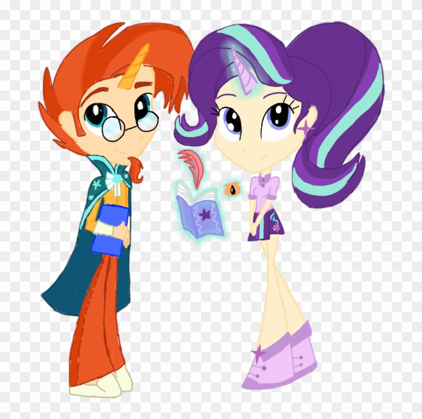 Chibi Starlight And Sunburst - Mlp Eg Sunburst #690951