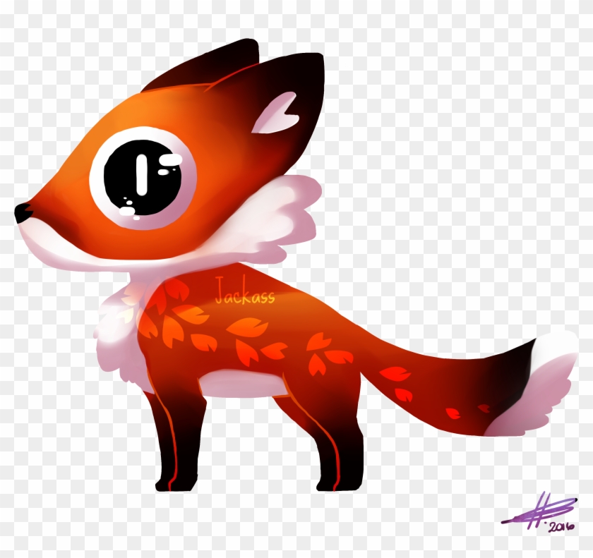 Flower Fox By Jackass-eb - Cartoon #692388