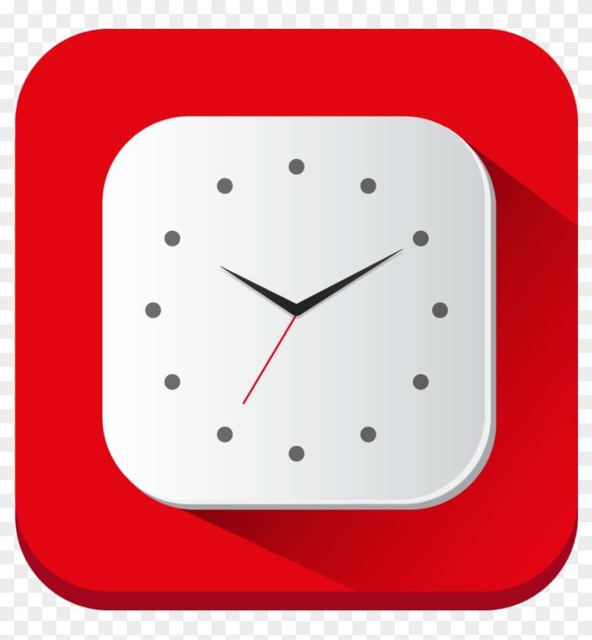 Download Png Ico Icns - Red Clock Icon Png #692557
