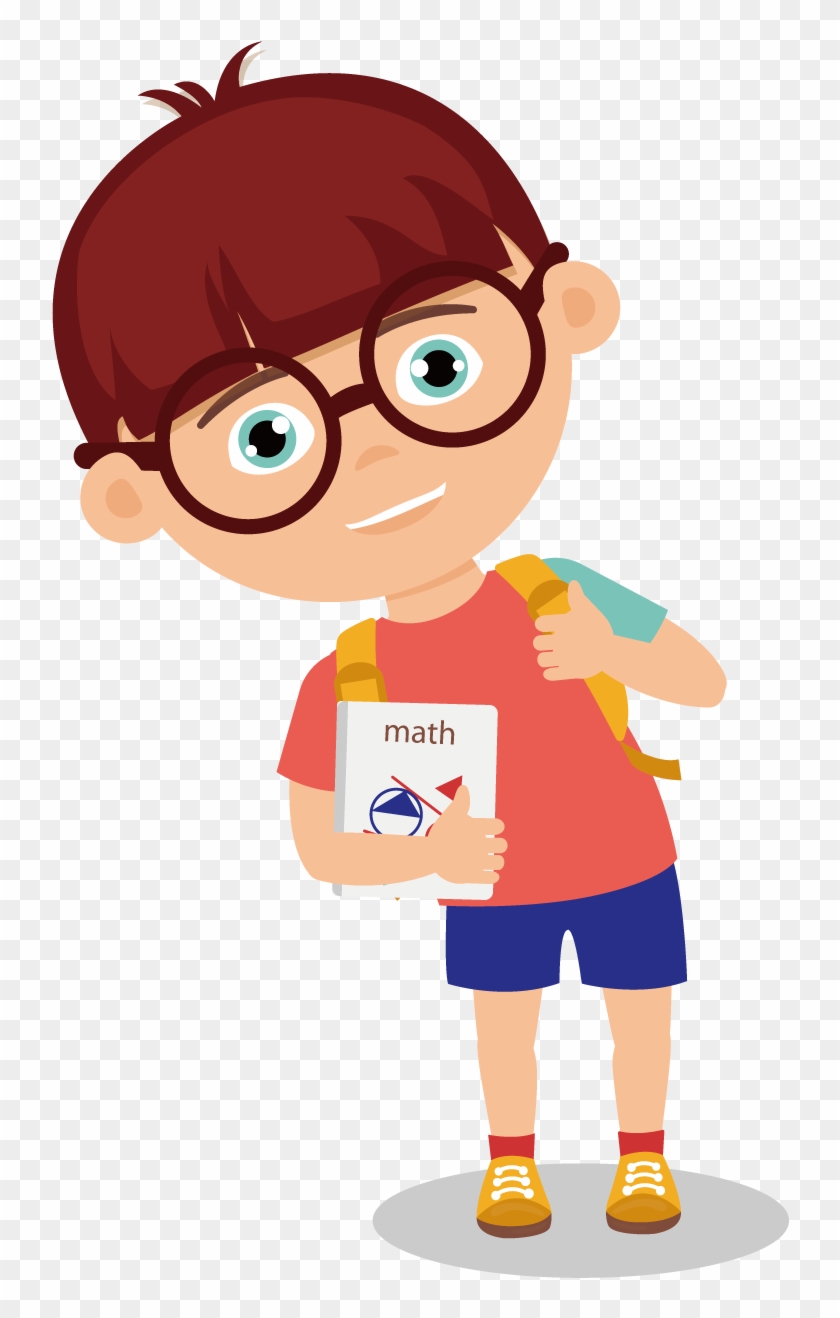 Boy Drawing Clip Art - Satchel #694378