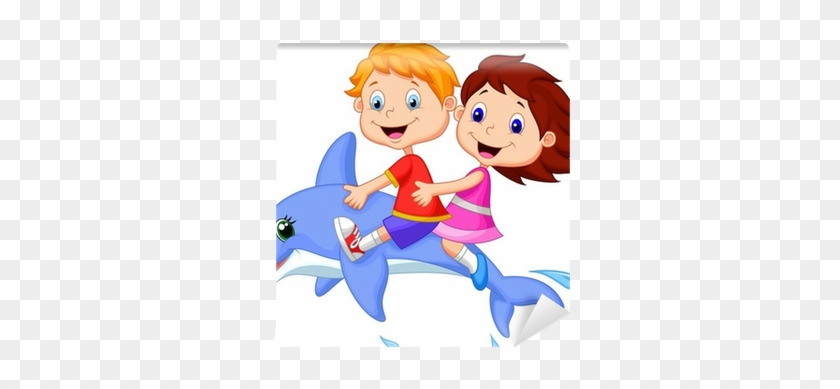 Swimming With Dolphins Clipart #694614