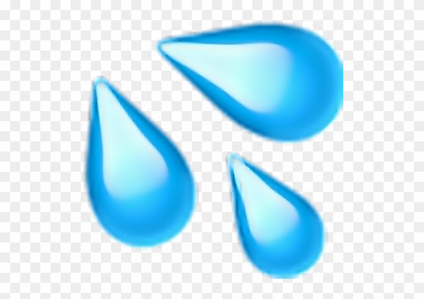 Tears Emoji Cry Crybaby Whatsappemoji Tumblr Blue Light - Wet Emoji #695003