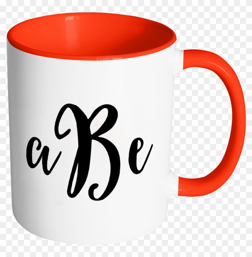 Custom Monogram Accent Mug Coffee Cup Free Transparent Png Clipart Images Download