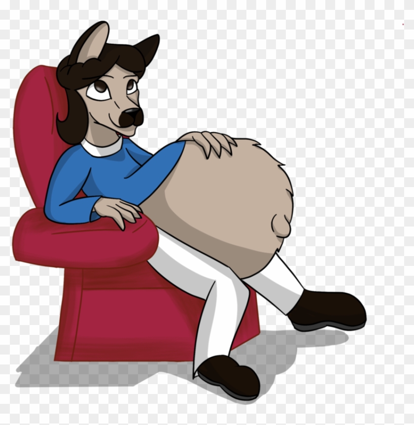 Me German Shepard Form In The Comfrey Chair By Dingofan - Cartoon #697796