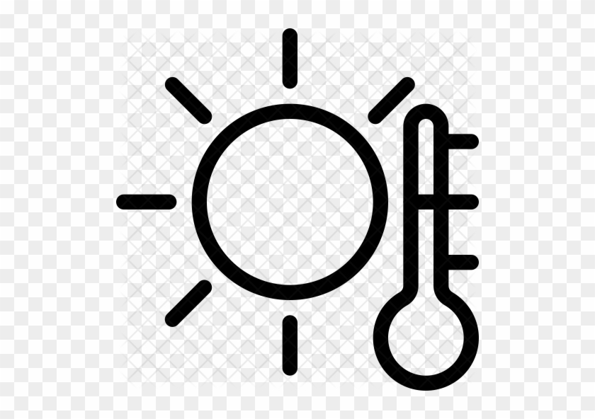 Hot Temperature Icon - Symbol Glühbirne Ohne Hintergrund #698430