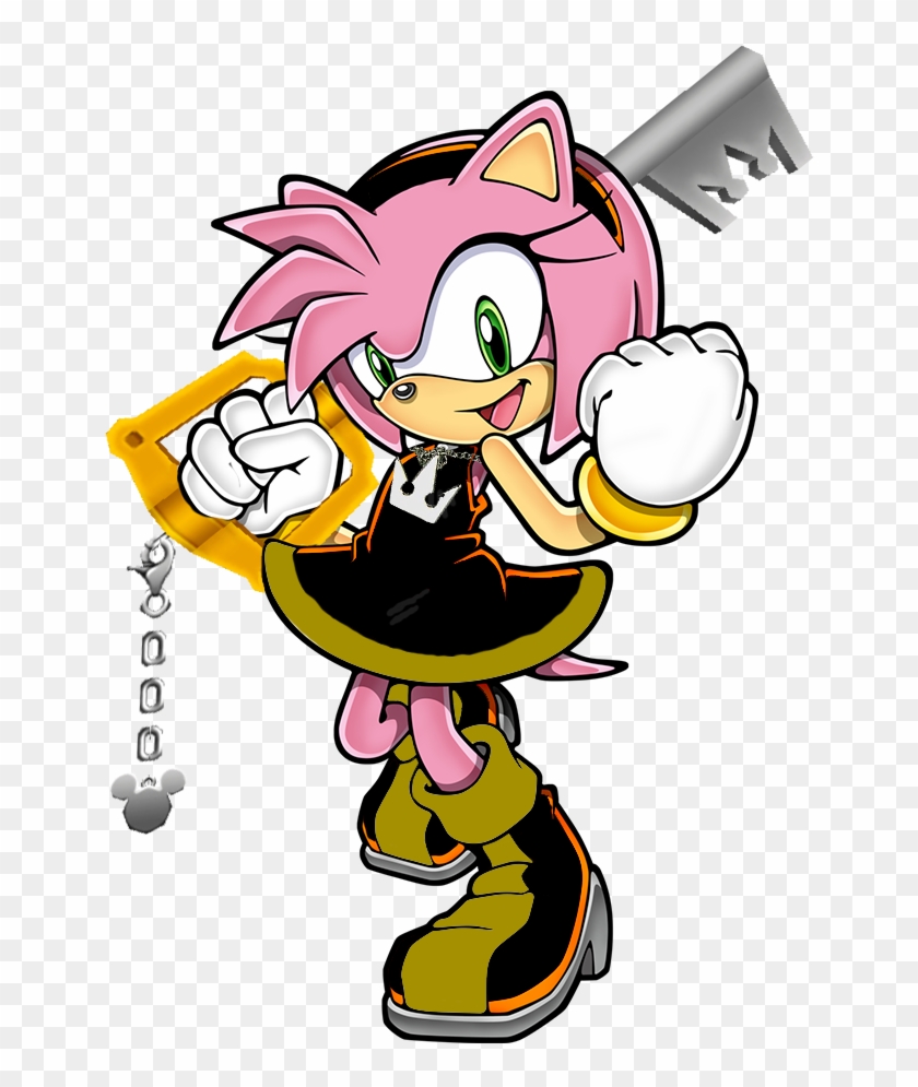 Amy Rose The Keyblade Welder By Midnight-star234 - Cartoon - Free ...