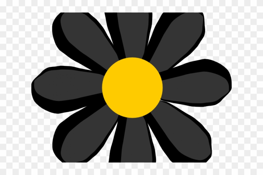 Black Flower Clipart - Flower Clip Art #700462