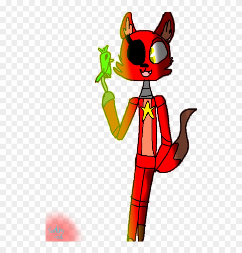 Rockstar Foxy By Funtimecat87 - Drawing #700699