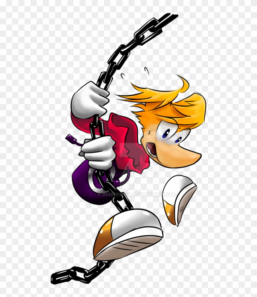 Rayman Swinging On Chain By Amberday - Rayman #702160