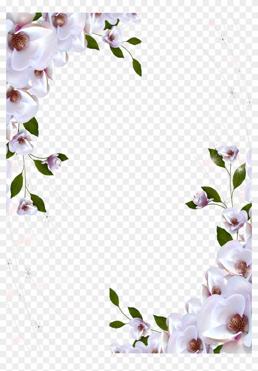 Transparent Flowers Frame Gallery Yopriceville High Quality