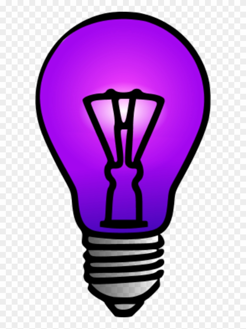 Purple Clipart Lightbulb - Hypothesis Clipart #704679