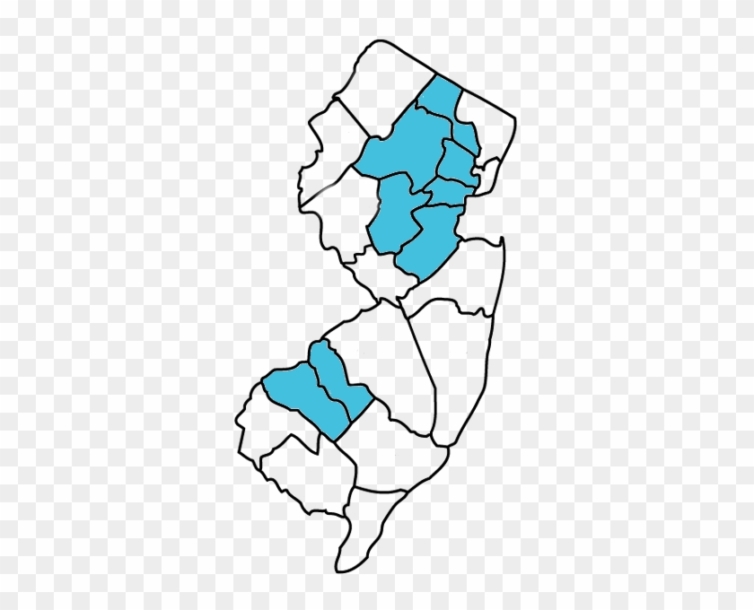 Njcountiesblue 8counties - Portable Network Graphics #706861