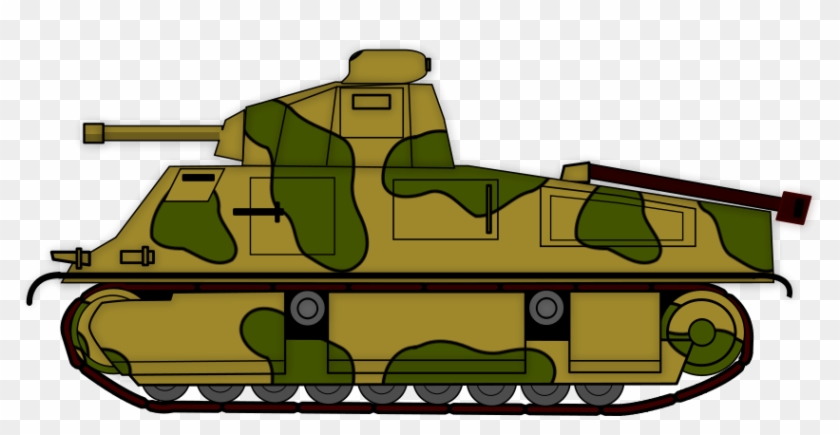 Somua S35 - Army Tank Clipart #707562