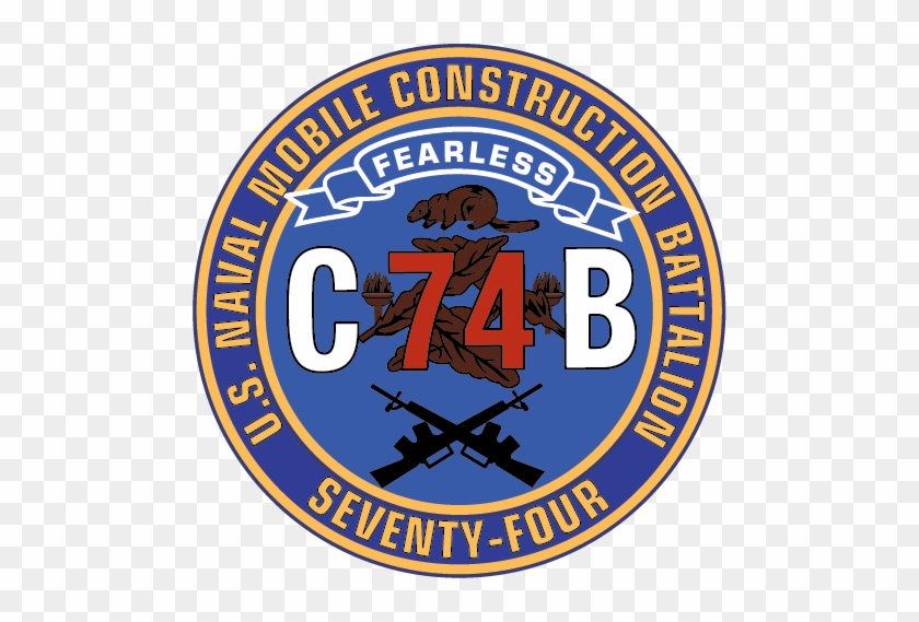 Seabees, Cmd 74 Fearless - Nmcb 74 Logo #707810