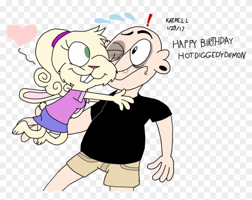 Happy Birthday Hotdiggedydemon By Bloodstainthecaninex - Cartoon #708138