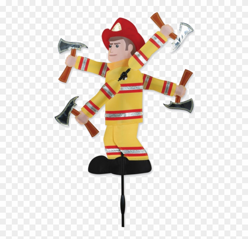 Fireman Spinner - 20" - Premier Windgarden 28 In. Fireman Whirligig #709148