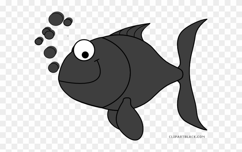 Salmon Fish Animal Free Black White Clipart Images - Fish Clip Art #710262