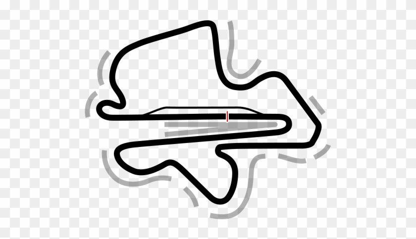 Grand Prix Track Map In Black - 2017 Malaysia Grand Prix Track Map #711180