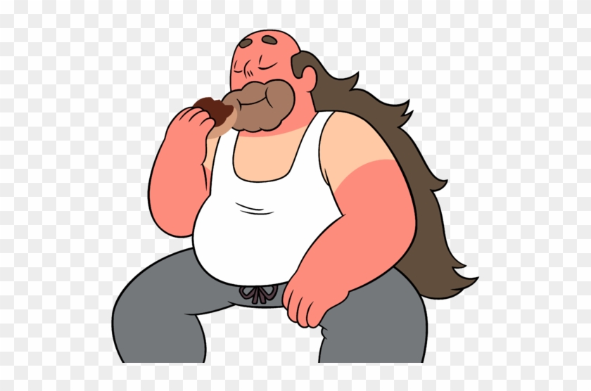 Greg Eating Donut - Stevwn Universe Greg Transparent Background #711388