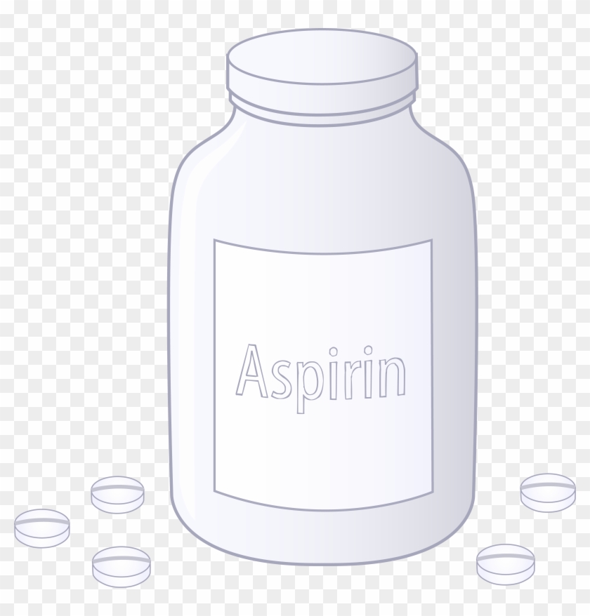 Bottle Of Aspirin Vector - Aspirin Transparent #712044