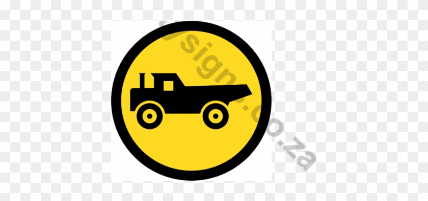 Temporary Construction Vehicles Only Road Sign - - Construction Road Signs #713375