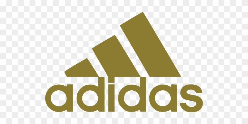adidas logo gold
