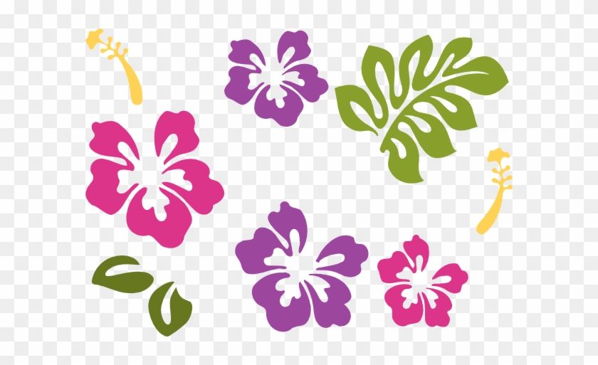 Hibiscus Single Pieces Clip Art At Clker - Hibiscus Clip Art #718079