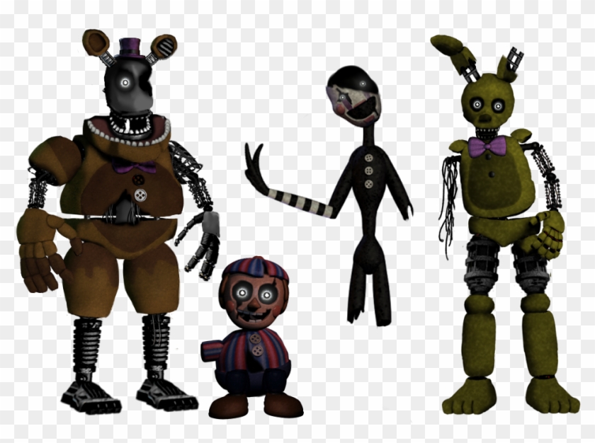 More Ignited Animatronics By Fnaf-fan201 - Tjoc Endo F Red - Free ...