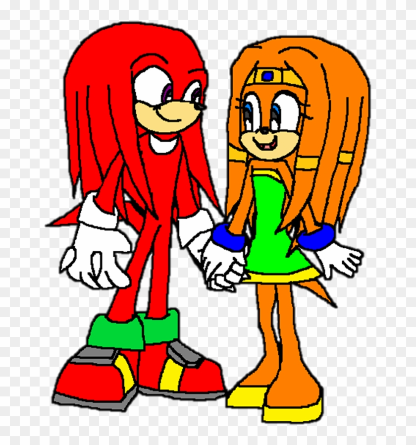 Knuckles And Tikal Master Guardians - Cartoon #719123