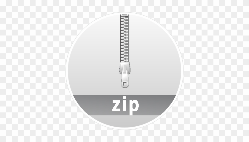 "zip" Data Compression Icon Circle - Circle #720212