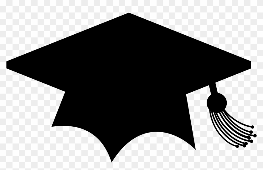 Download File - Education - Grad Hat - Svg - Graduation Cap Silhouette Png - Free Transparent PNG Clipart ...