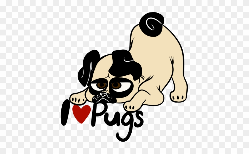 I Love Pugs By Squishyorbs - I Love Pugs By Squishyorbs #721901