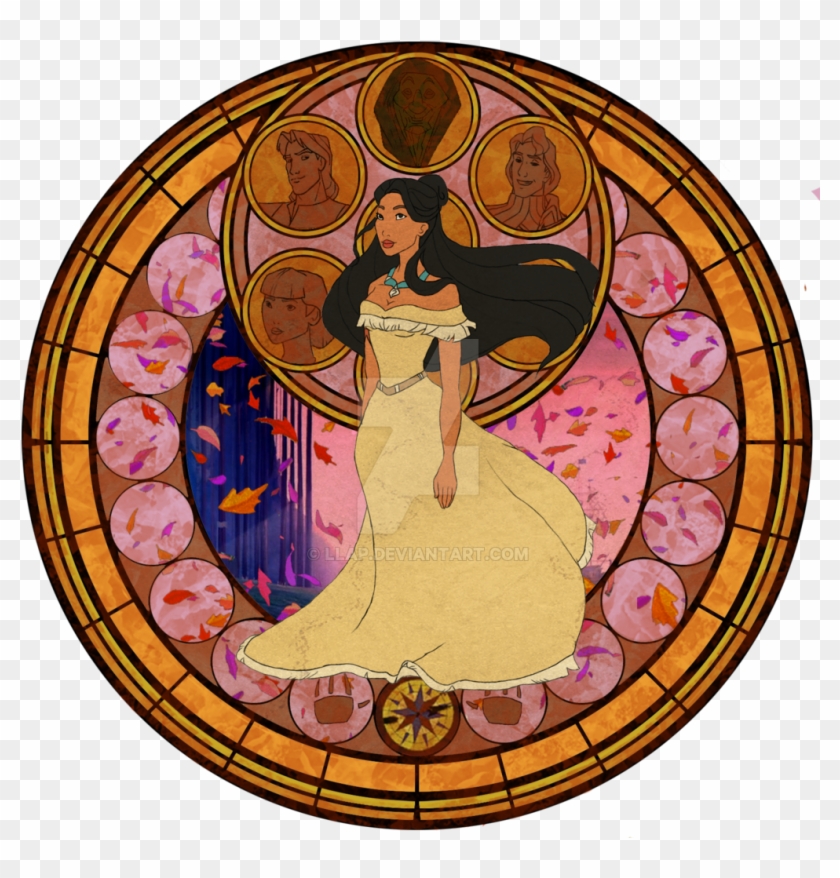 Pocahontas By Llap - Pocahontas Stained Glass #723041