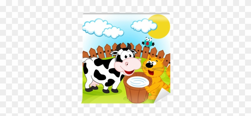 Cat, Cow And Milk - Cide #724596