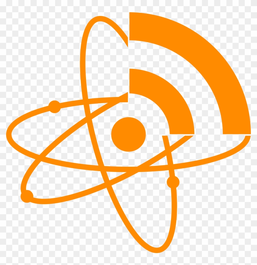 Atom Clipart Images Logo - Atom Orange Logo Png #135473