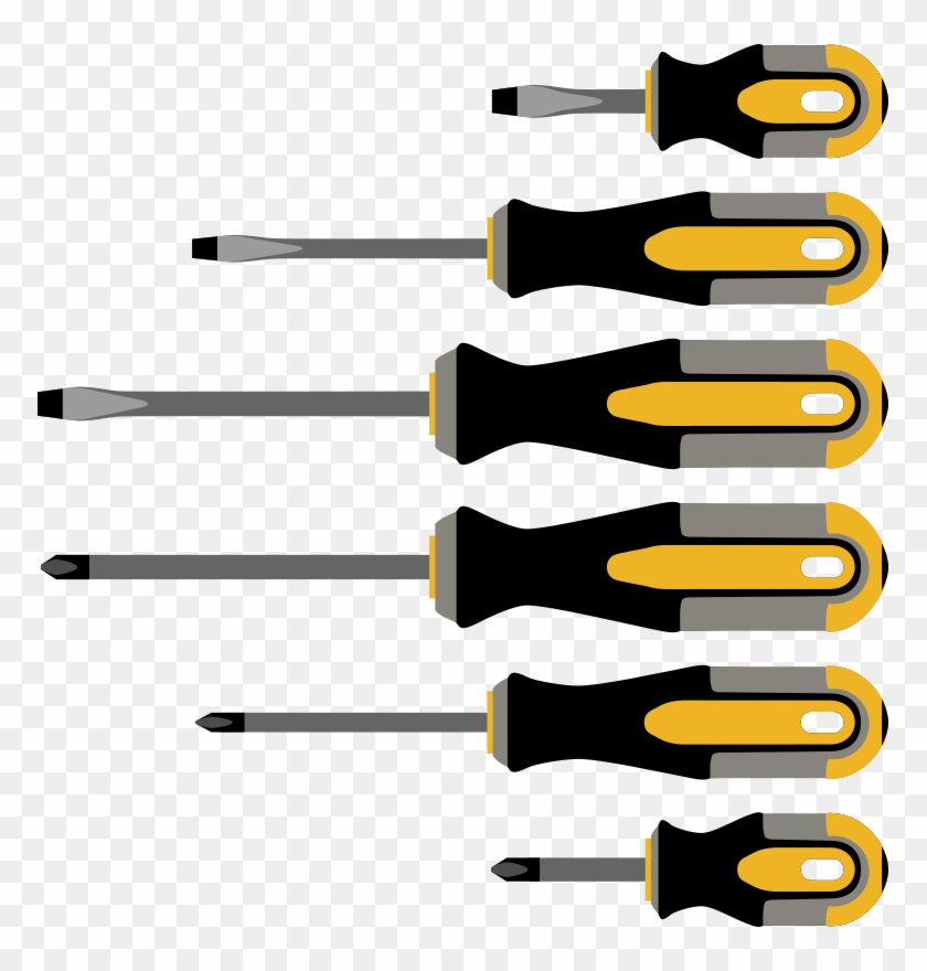 Different Clipart Free For Download - Different Screwdrivers #136046