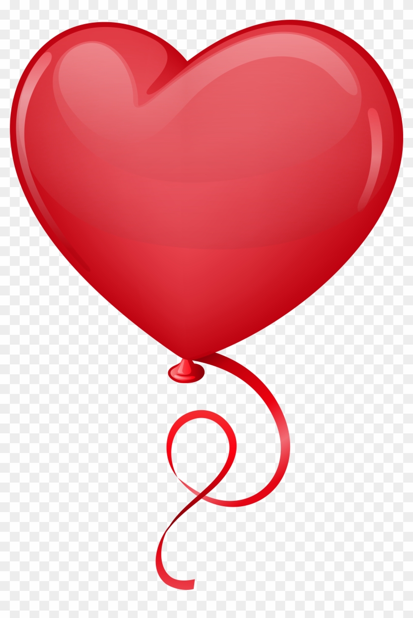 Pin By Kim Heiser On Valentines Clip - Heart Balloon #137749