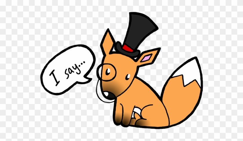 Fancy Fox Sticker By Penguinbombsquad - Sticker #728316