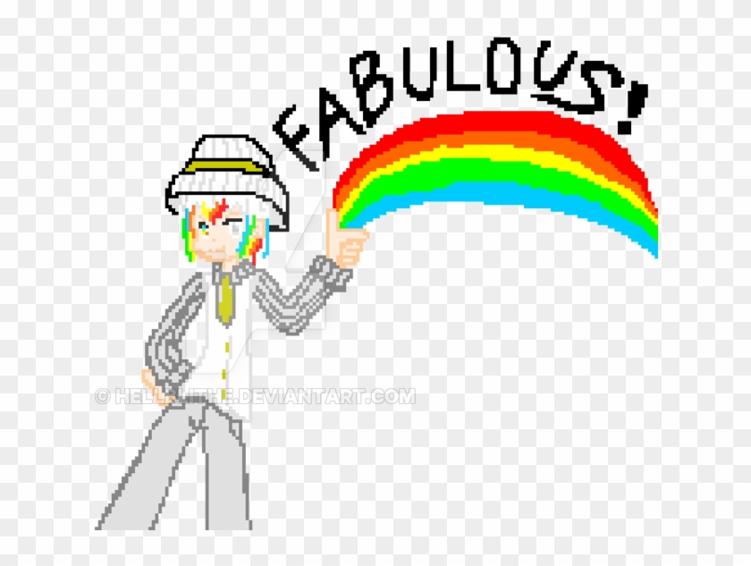 Fabulous Rainbow Guy By Hellblithe - Illustration #728749